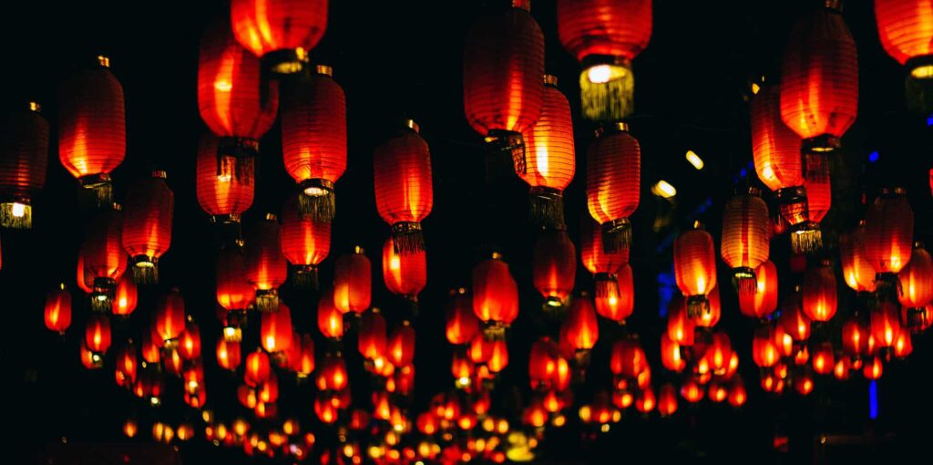 Chińskie lampiony - Święta w Chinach