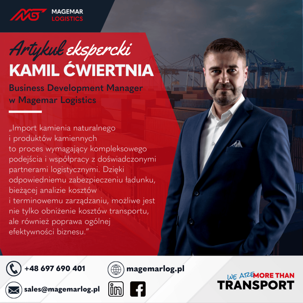 Kamil Ćwiertnia - Business Development Manager w Magemar Logistics