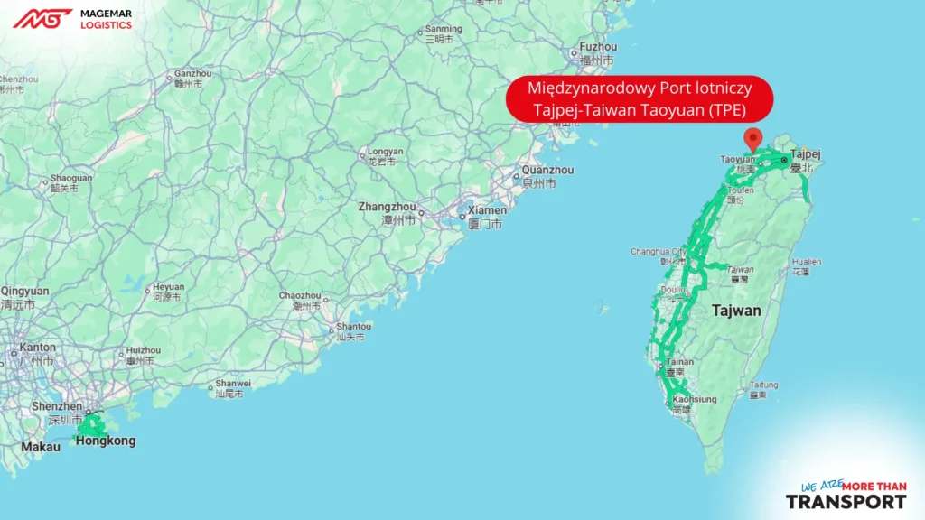 Transport z i do Tajwanu – przewodnik dla importerów i eksporterów - port lotniczy na Tajwanie - Magemar Logistics