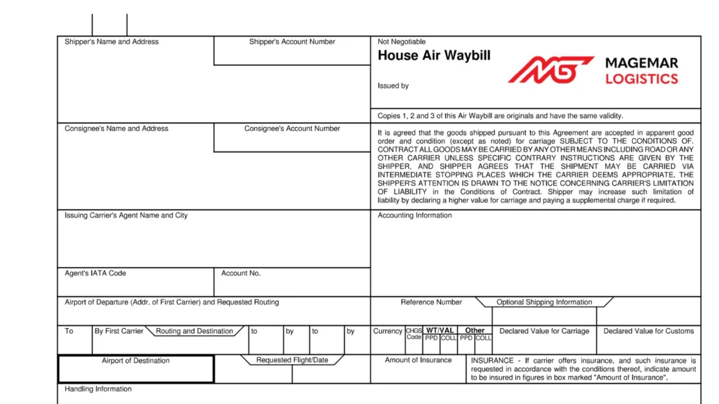 Międzynarodowy lotniczy list przewozowy (AWB) – kompletny przewodnik dla firm korzystających z transportu lotniczego